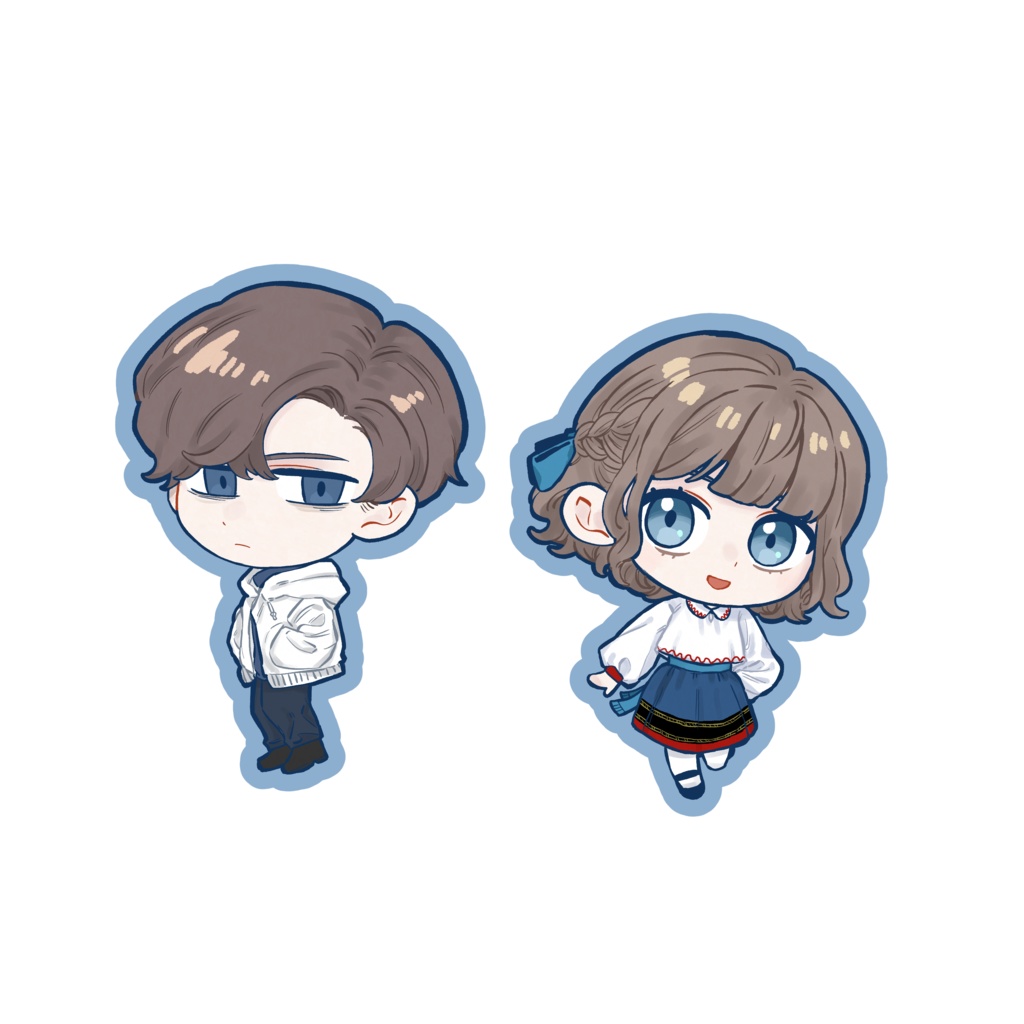 【国擬人化】フィンランド&エストニア　アクリルキーホルダー