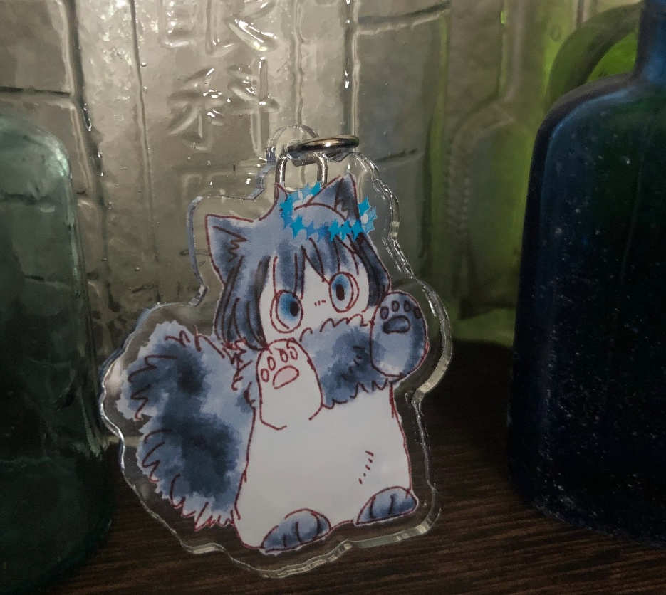 ちょうだいオベにゃんアクリルキーホルダー