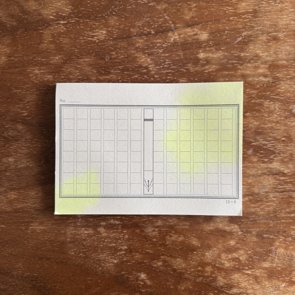メモ帳　原稿用紙