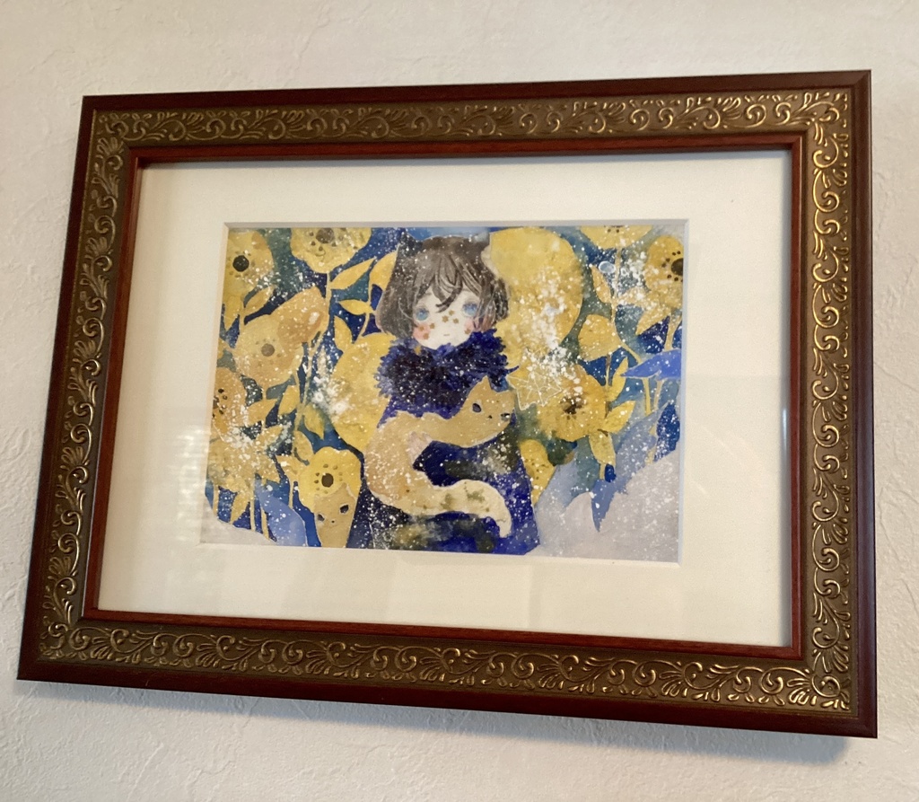 額装原画「風花雪月」
