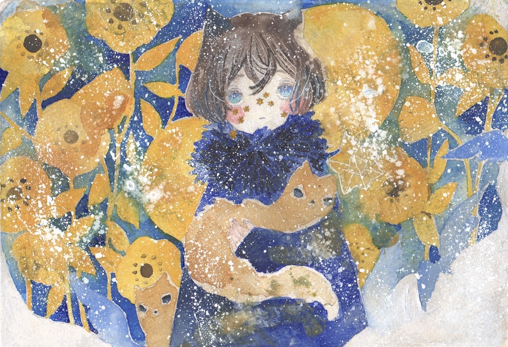 額装原画「風花雪月」