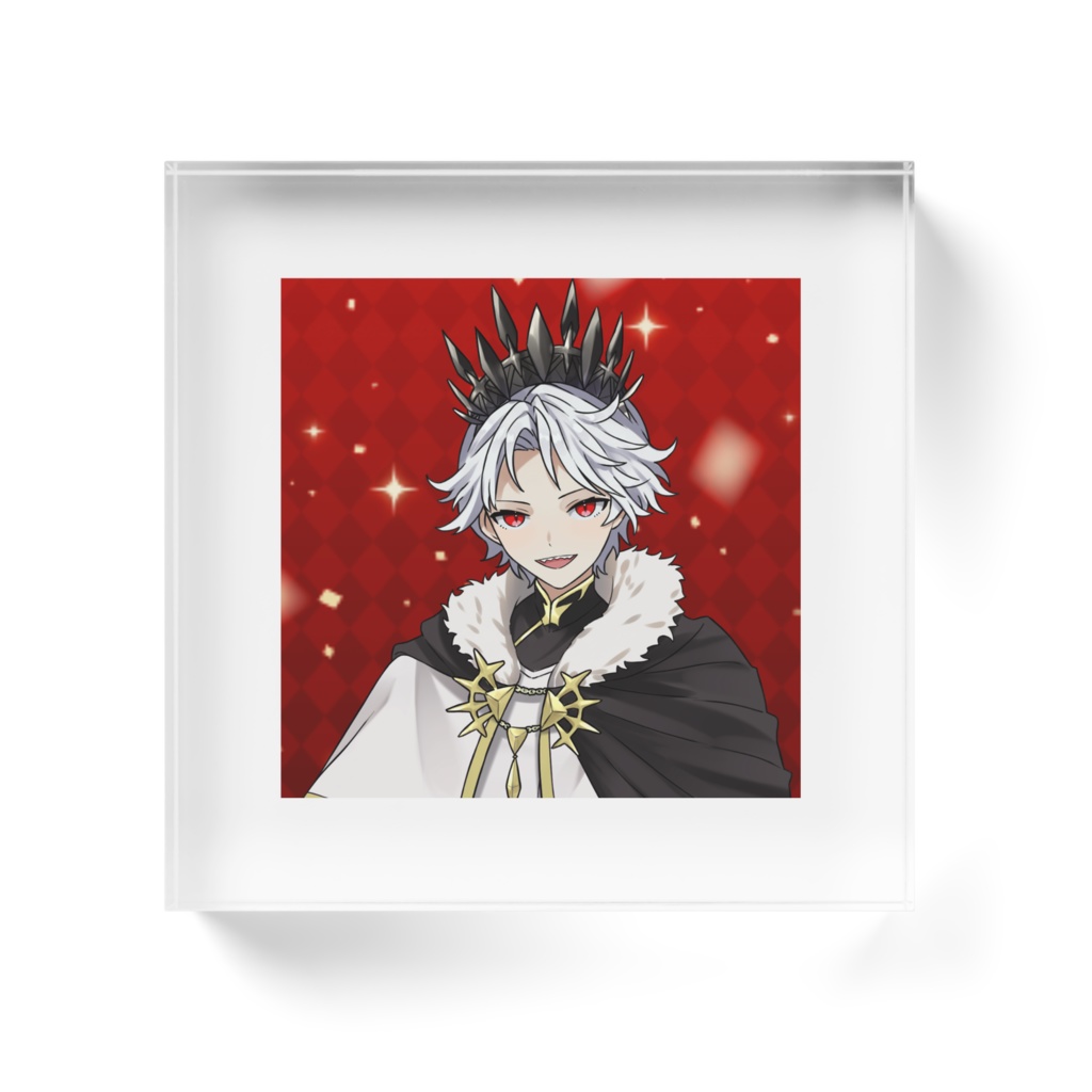 黒城レッド・アクリルブロック