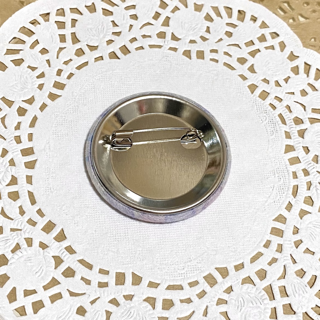 ふわふわ缶バッジ