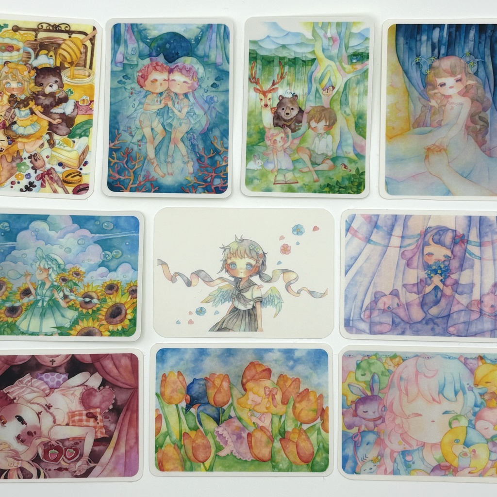 ランダムしかくステッカーセット