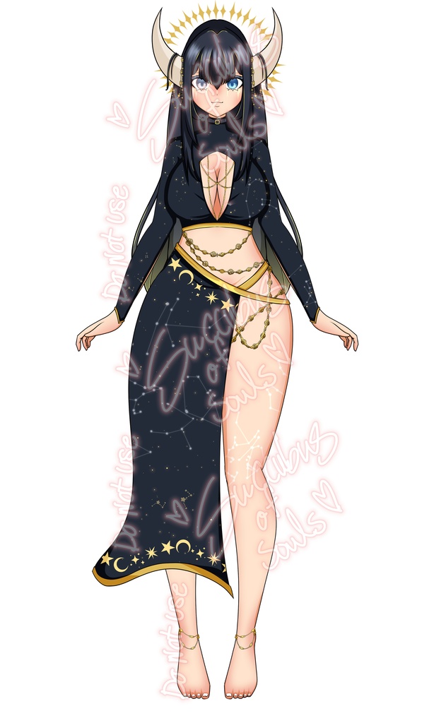 Adoptable | Goddess of The Moon