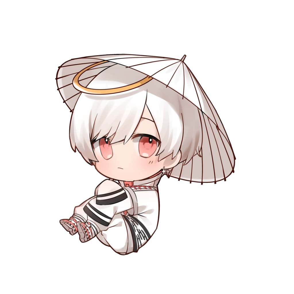 れんがアクリルキーホルダー 天使ver.【Vtuber 1st Anniversary goods】