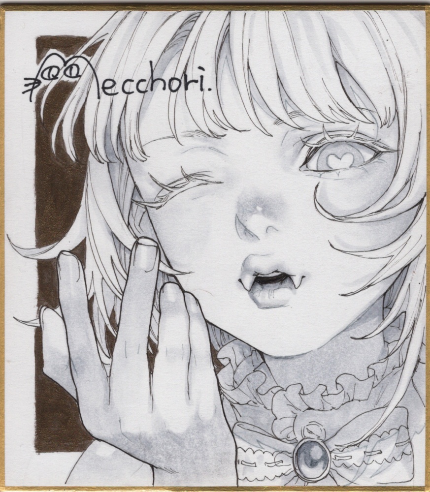 ◆1点モノ◆手描きミニ色紙(8/13弾)  11月29日17：00〜