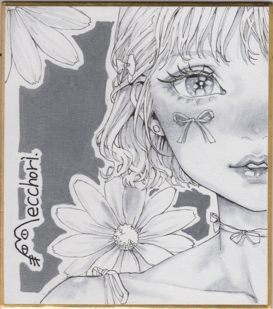 ◆1点モノ◆手描きミニ色紙(12/13弾) 12月3日17：00〜