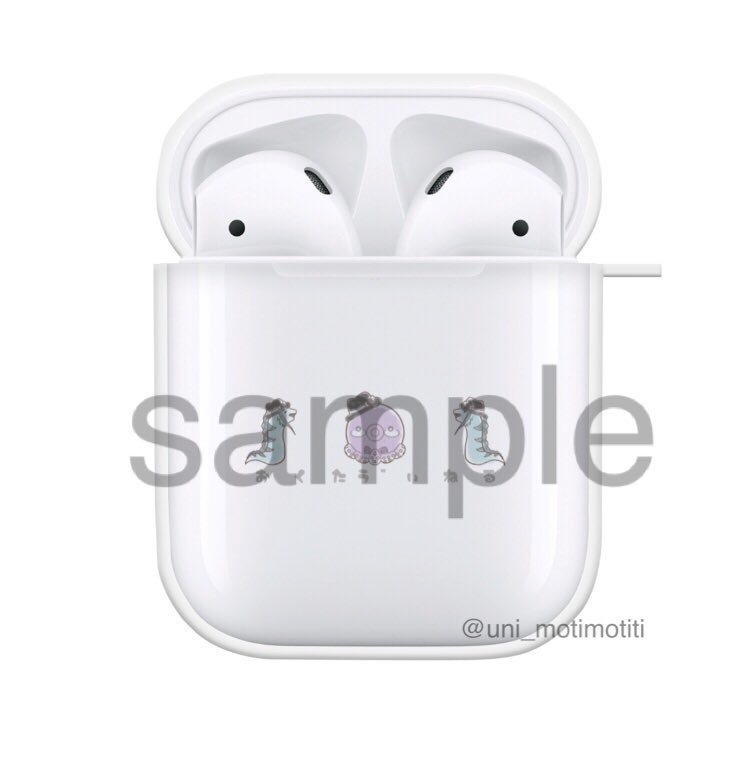 おくたう ぃねる Airpods 透明ケース Motimotishop Booth