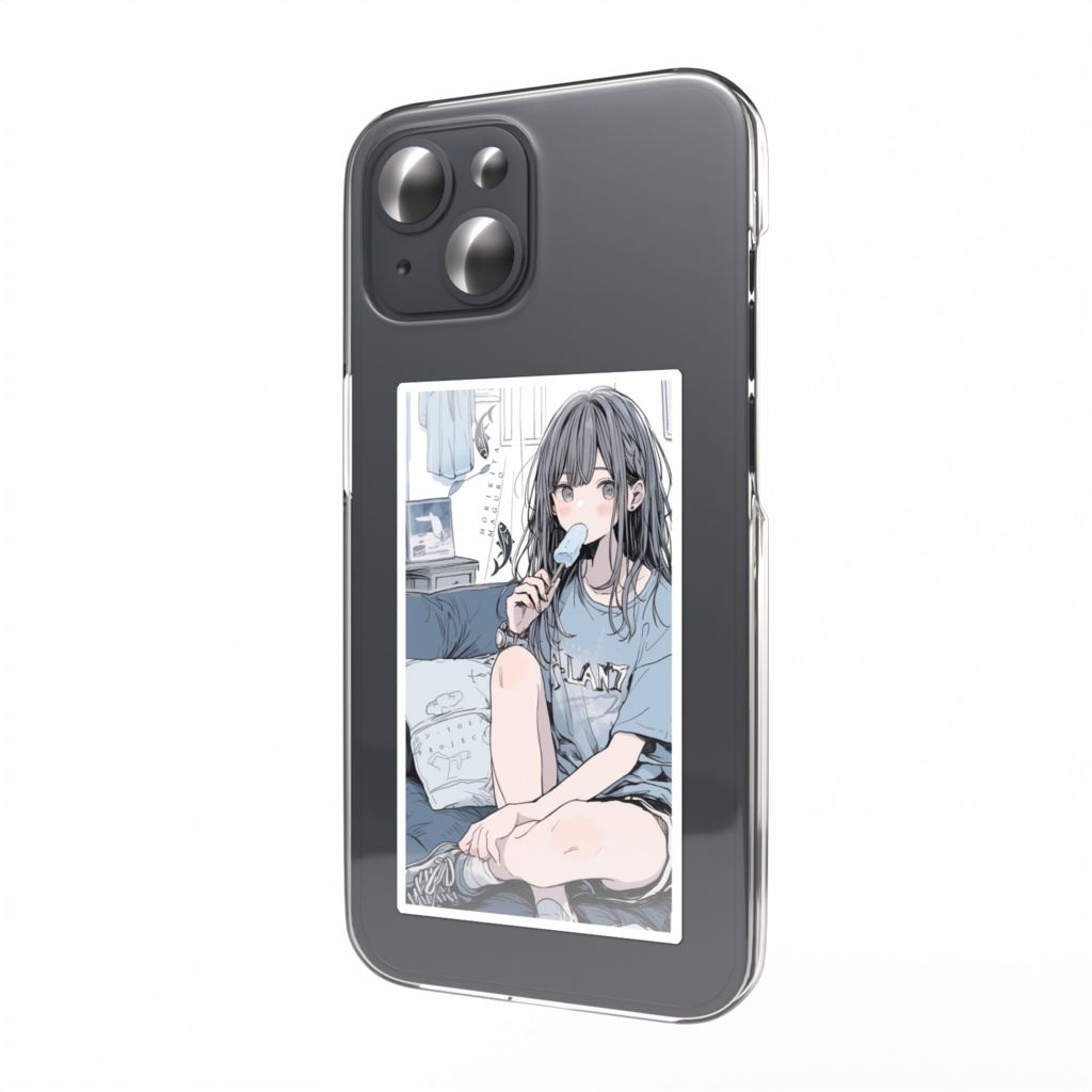スマホに挟めるステッカー