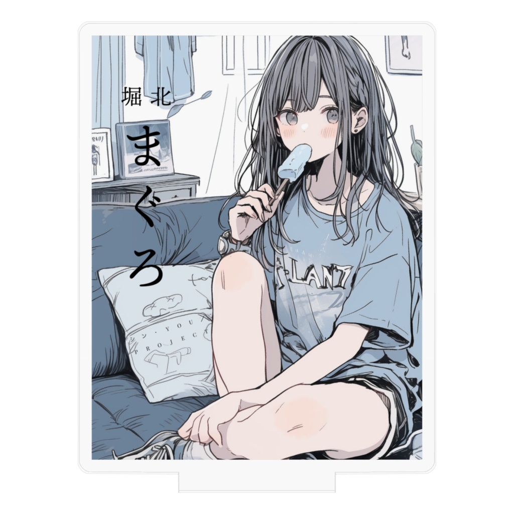 最後尾札デザインアクリルスタンド