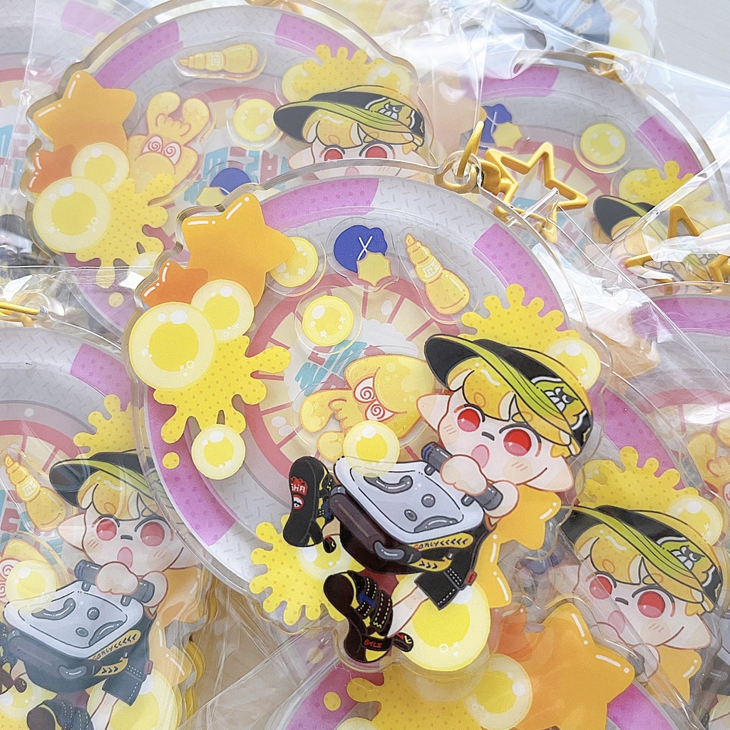 ほしくん×オバデコ　反射しまくりシャカシャカアクキー