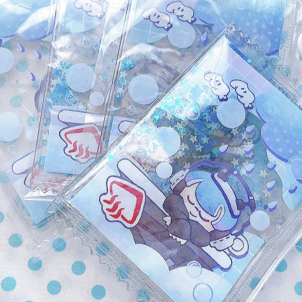 そらくん×オバフロ キラキラスライドポーチ