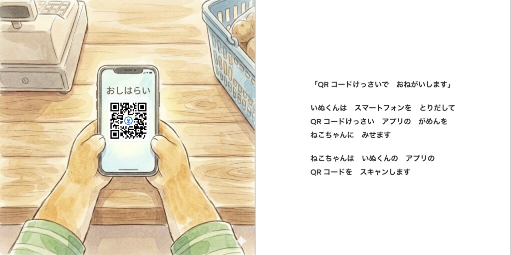 QRコードであそべるおみせやさん(連動アプリ・電子版ダウンロード特典付き)