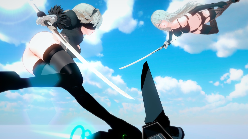 KK - 2B and A2 (Nier Automata)