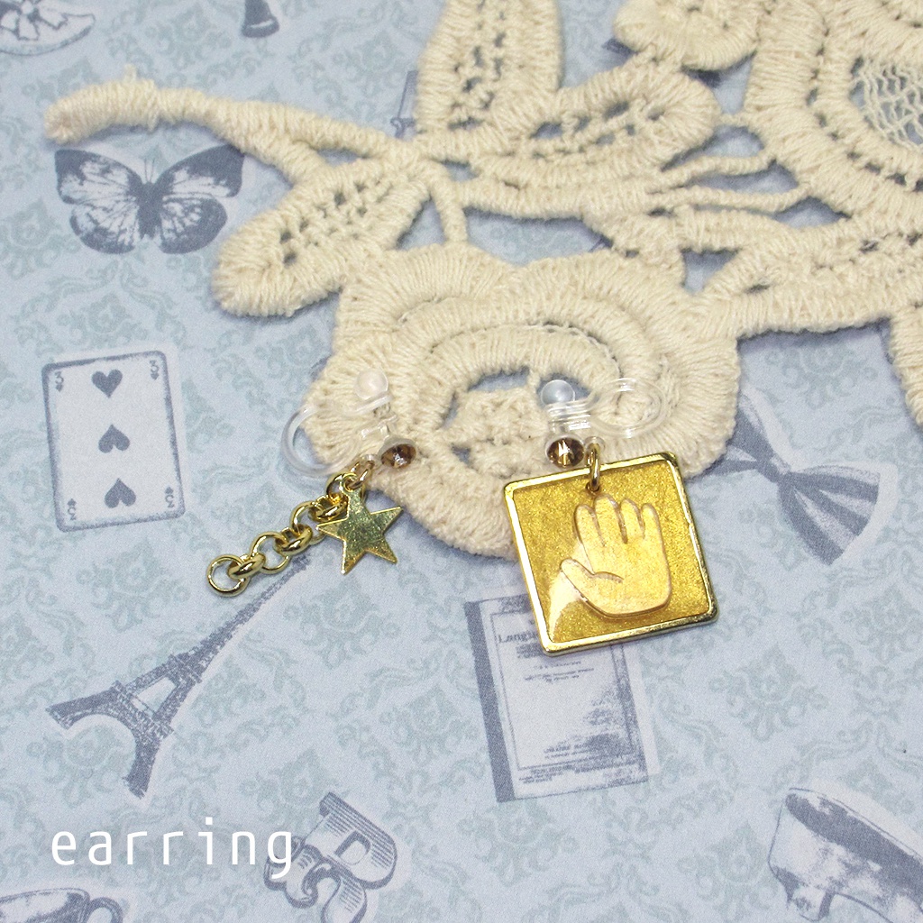 空条承太郎風 イヤリング/ピアス