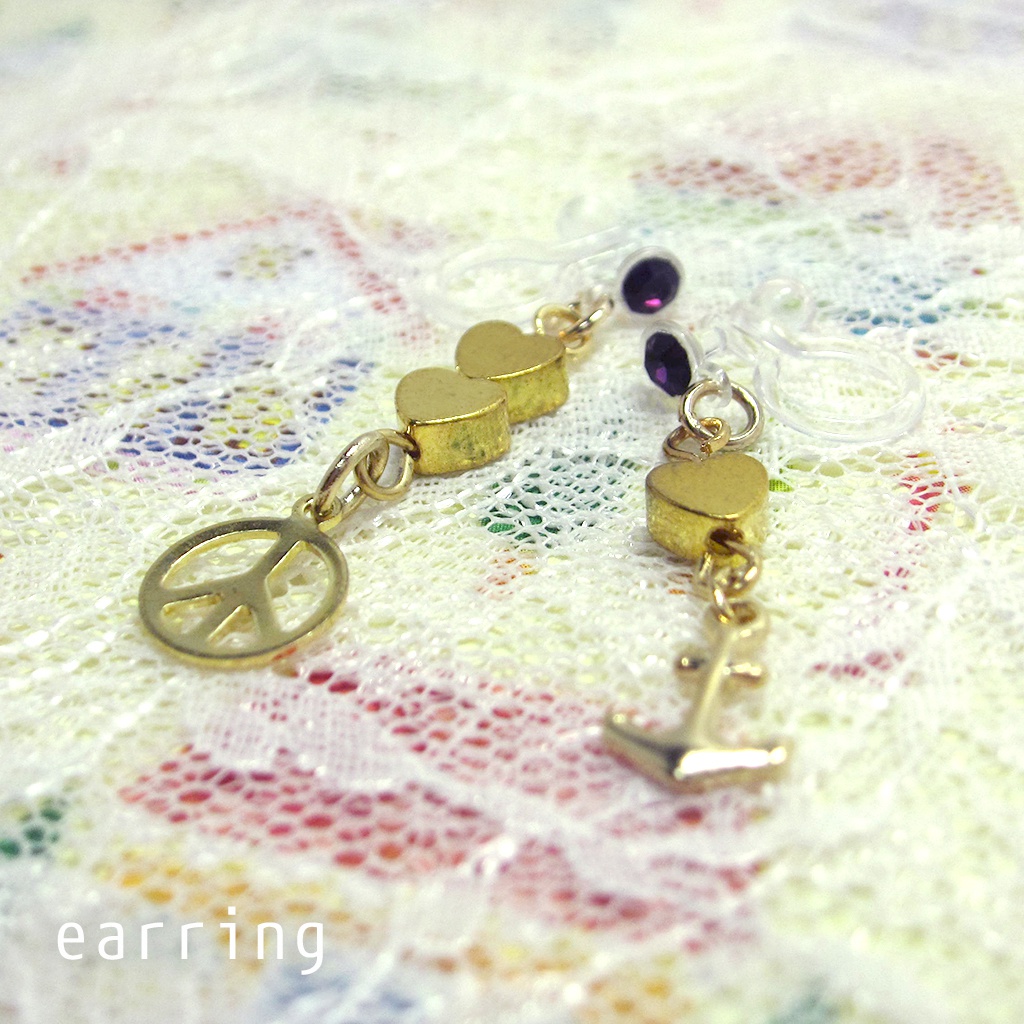 東方仗助風 イヤリング/ピアス