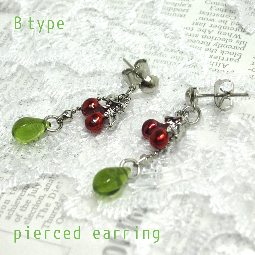 花京院典明/法皇の緑イメージ イヤリング/ピアス ver.2