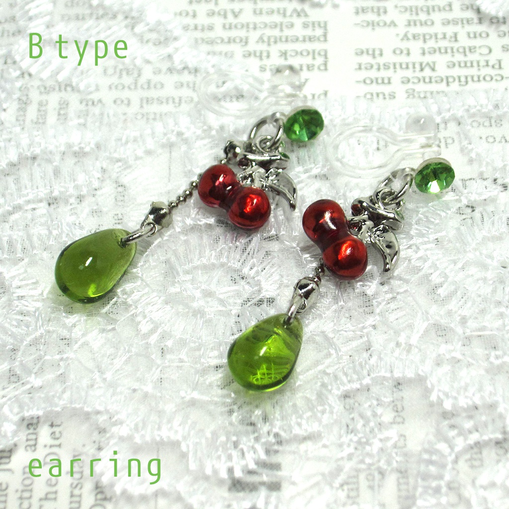 花京院典明/法皇の緑イメージ イヤリング/ピアス ver.2