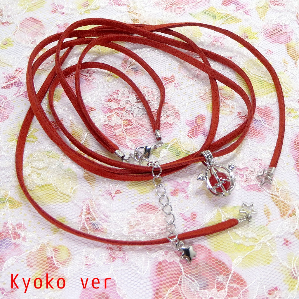 ソウルジェム風 リボンチョーカー