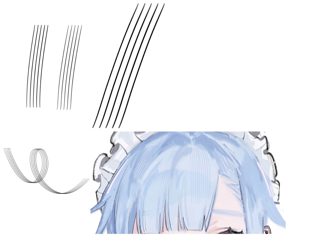 プロクリ用 線がいっぱいあるペン