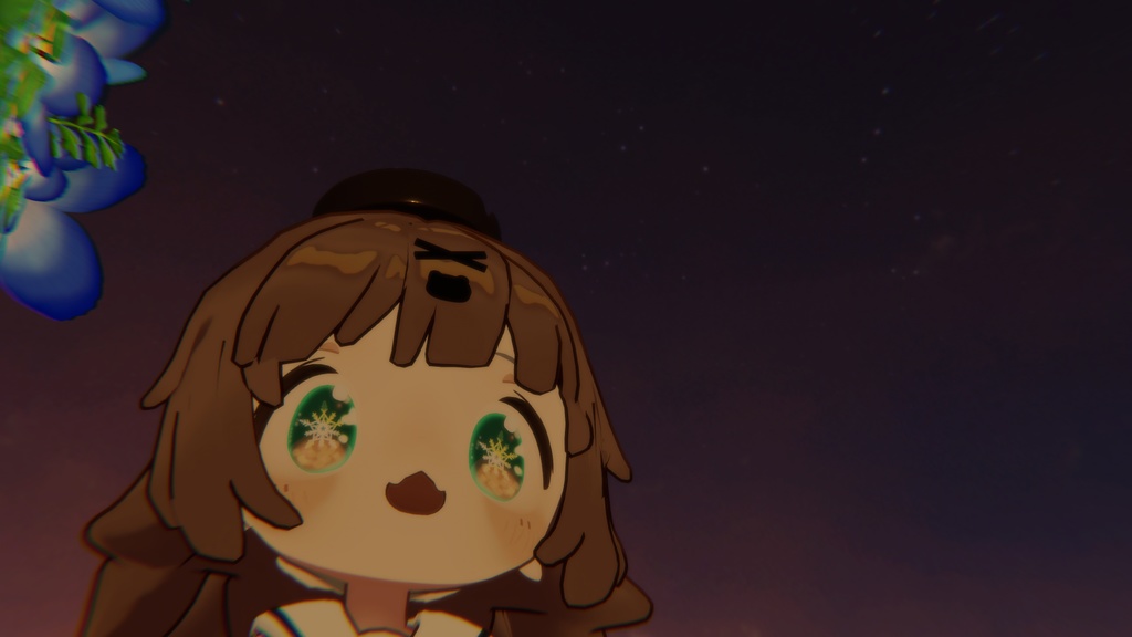 【まめひなた-mamehinata-】雪の結晶のアイテクスチャ【無料版あり】