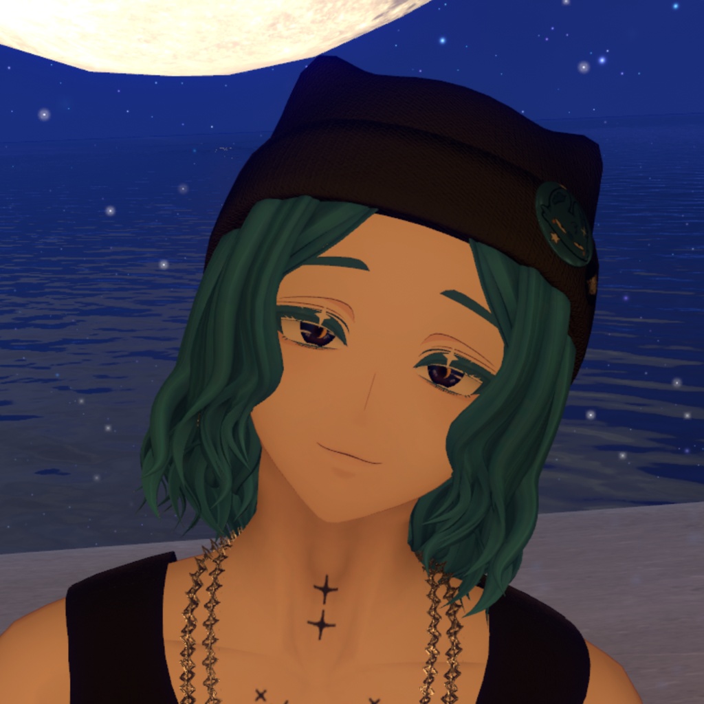 【アズエド-AZUEDO-】月満ち欠ける🌙アイテクスチャ【動く!】