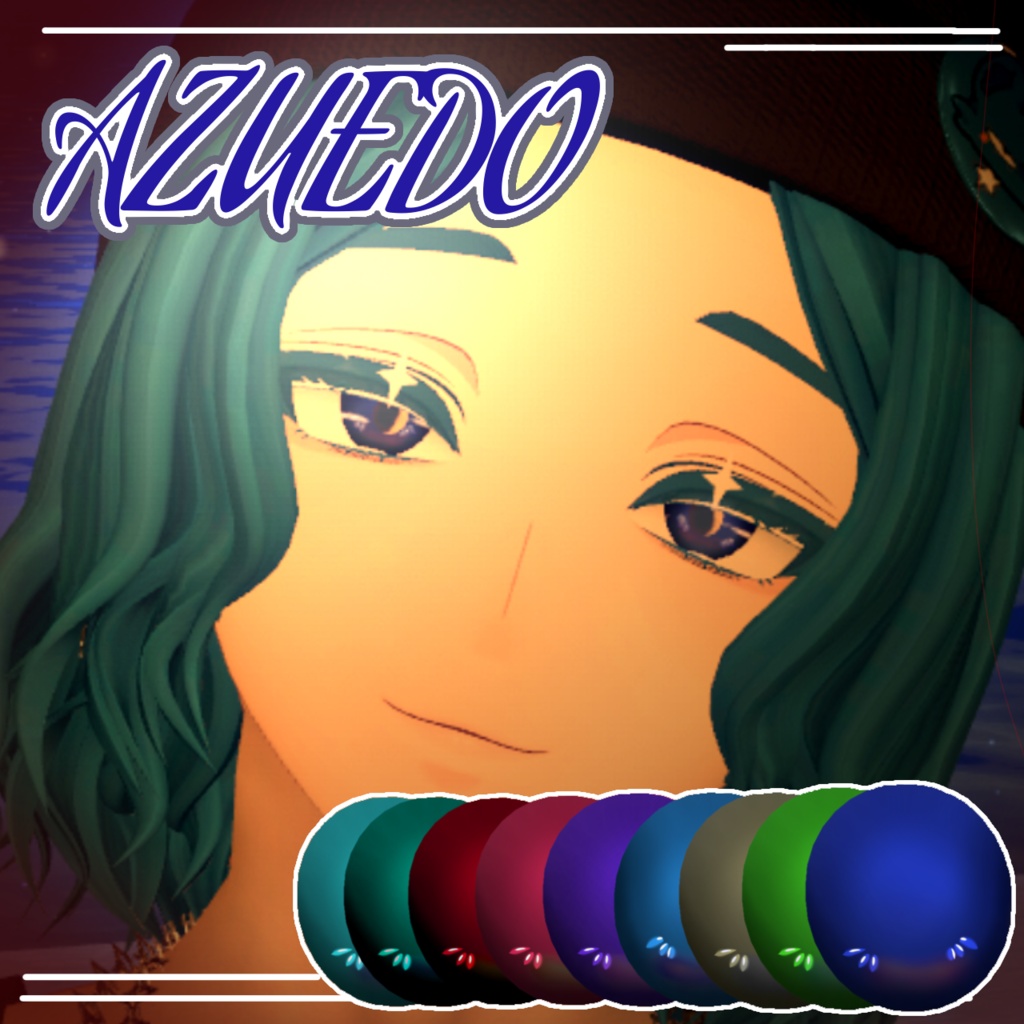 【アズエド-AZUEDO-】月満ち欠ける🌙アイテクスチャ【動く!】