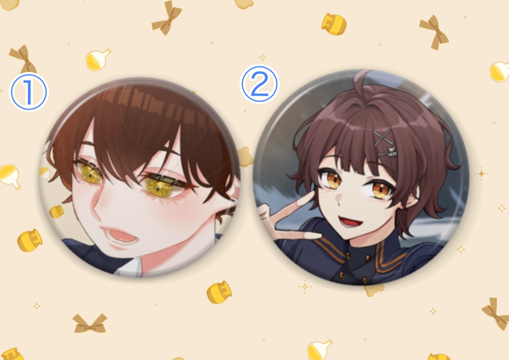 【57mm缶バッジ】あいうえおんがく♫記念グッズ