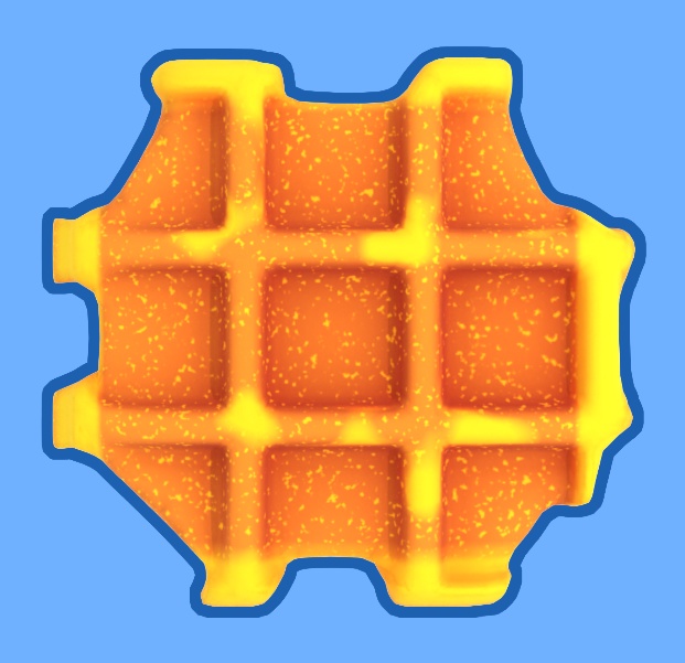 【VRChat想定】ワッフルクッション