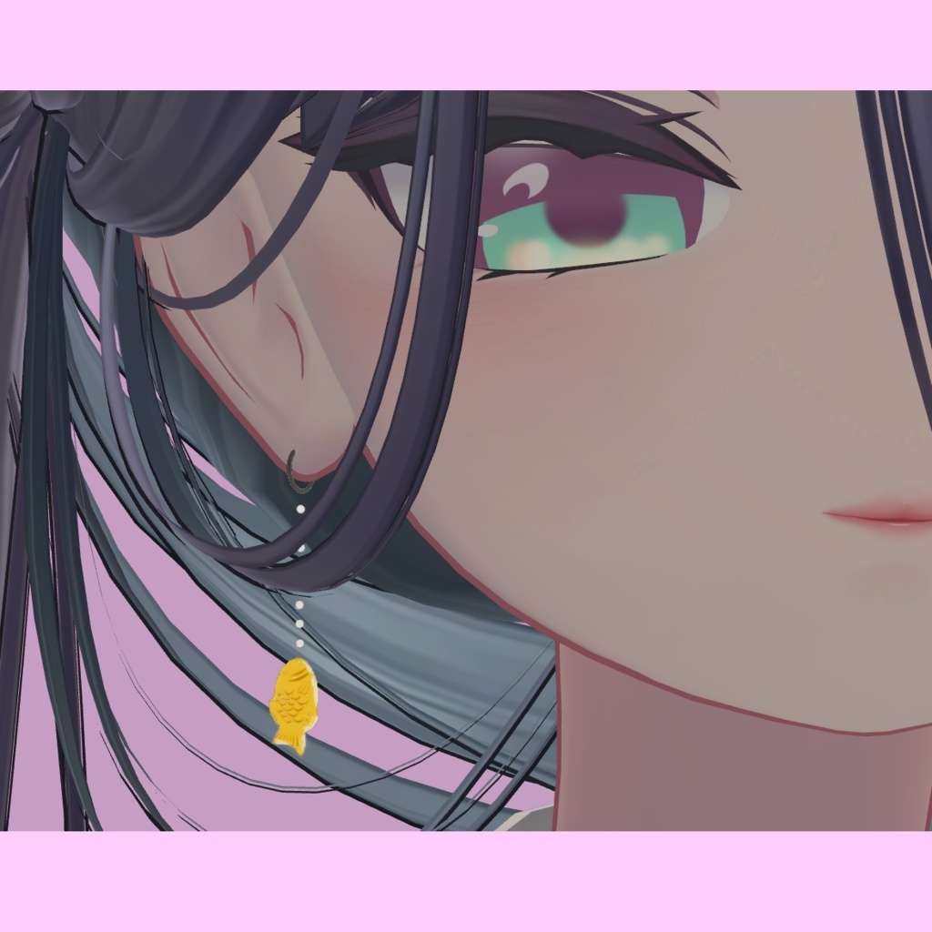 【VRChat】たい焼きイヤリング