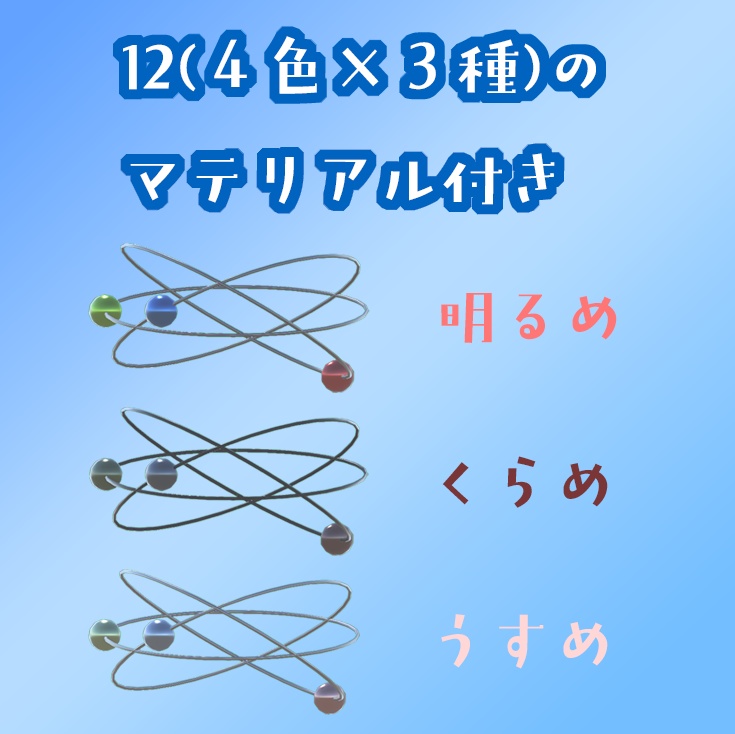 【VRChat向け】オービタルなブレスレット