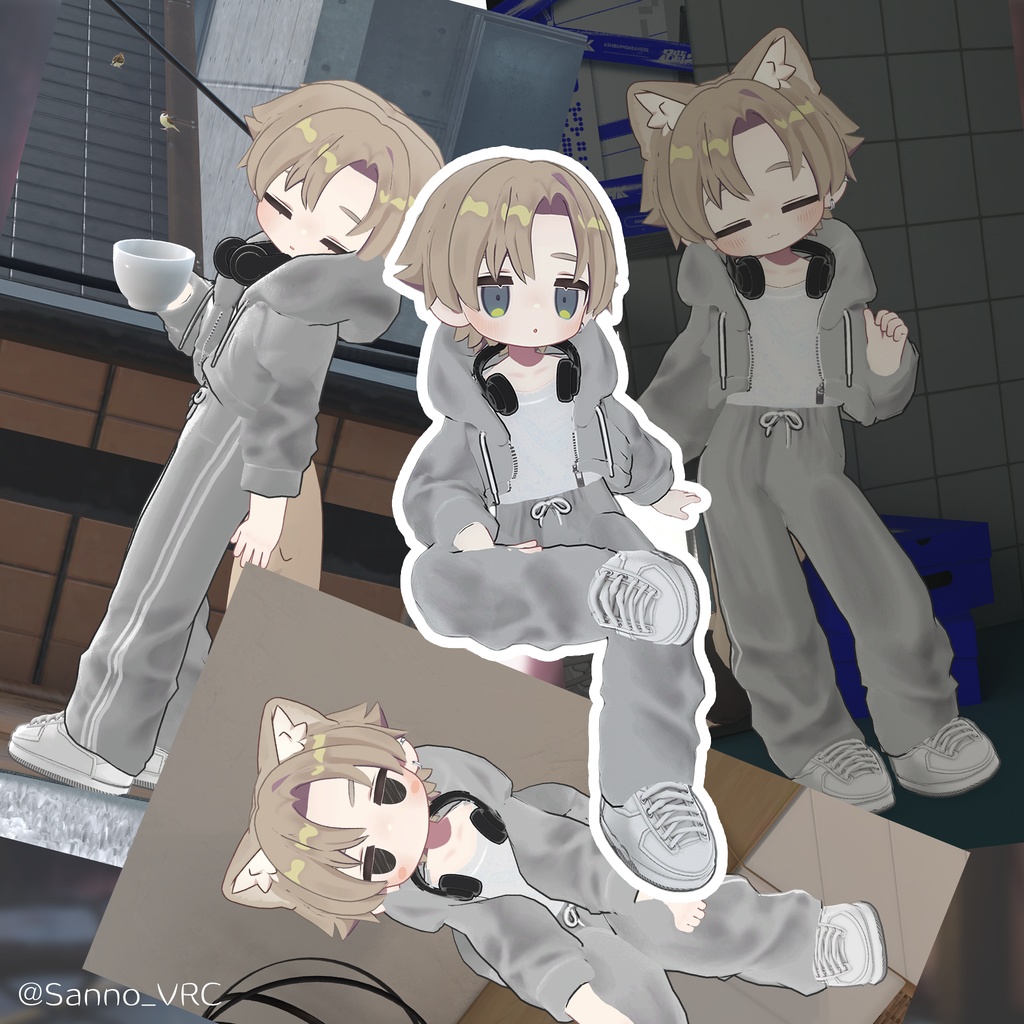 セール中!【キプフェル・リルレオ】Urban Ease Split【髪型・衣装】