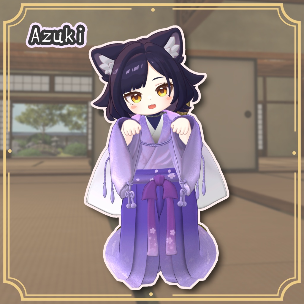 【4/10リリース!】袴和装 花尚武-HanaShobu-【4アバター対応】