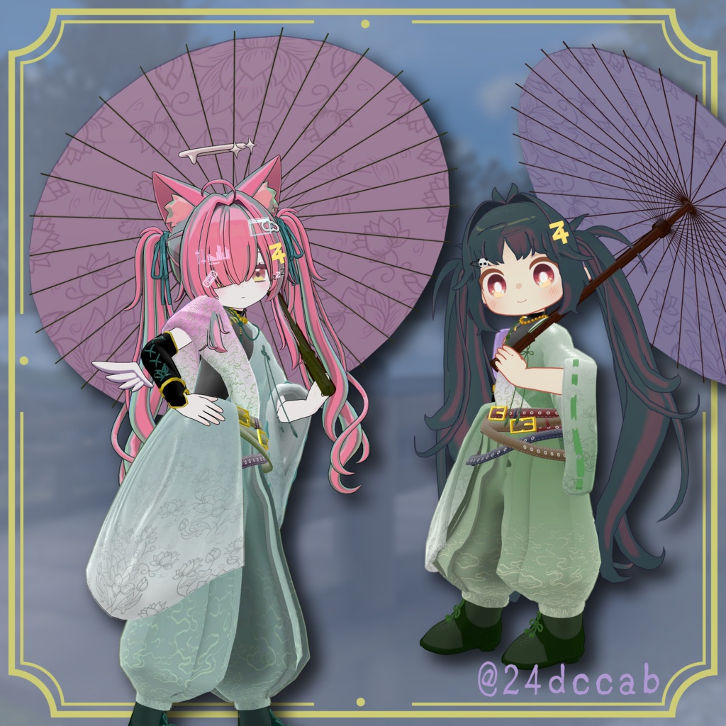 【5/15販売開始】和装 睡蓮-Suiren-【6アバター対応】
