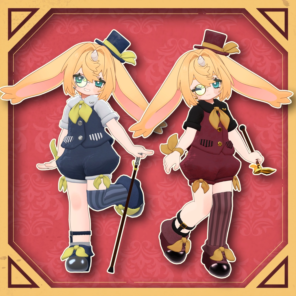 【セール中】ClassicalTwinLeaf【まめふれんず・みみのこ・イスカ対応】