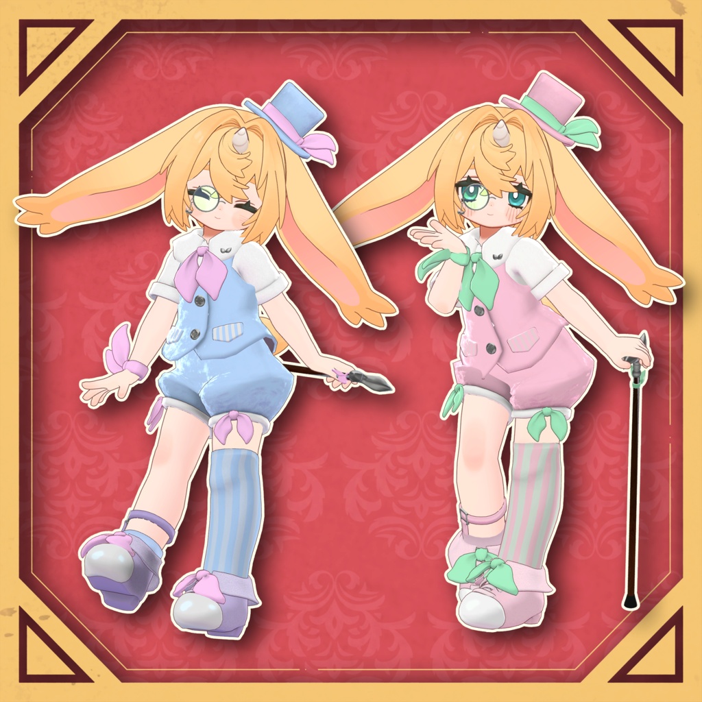 【セール中】ClassicalTwinLeaf【まめふれんず・みみのこ・イスカ対応】