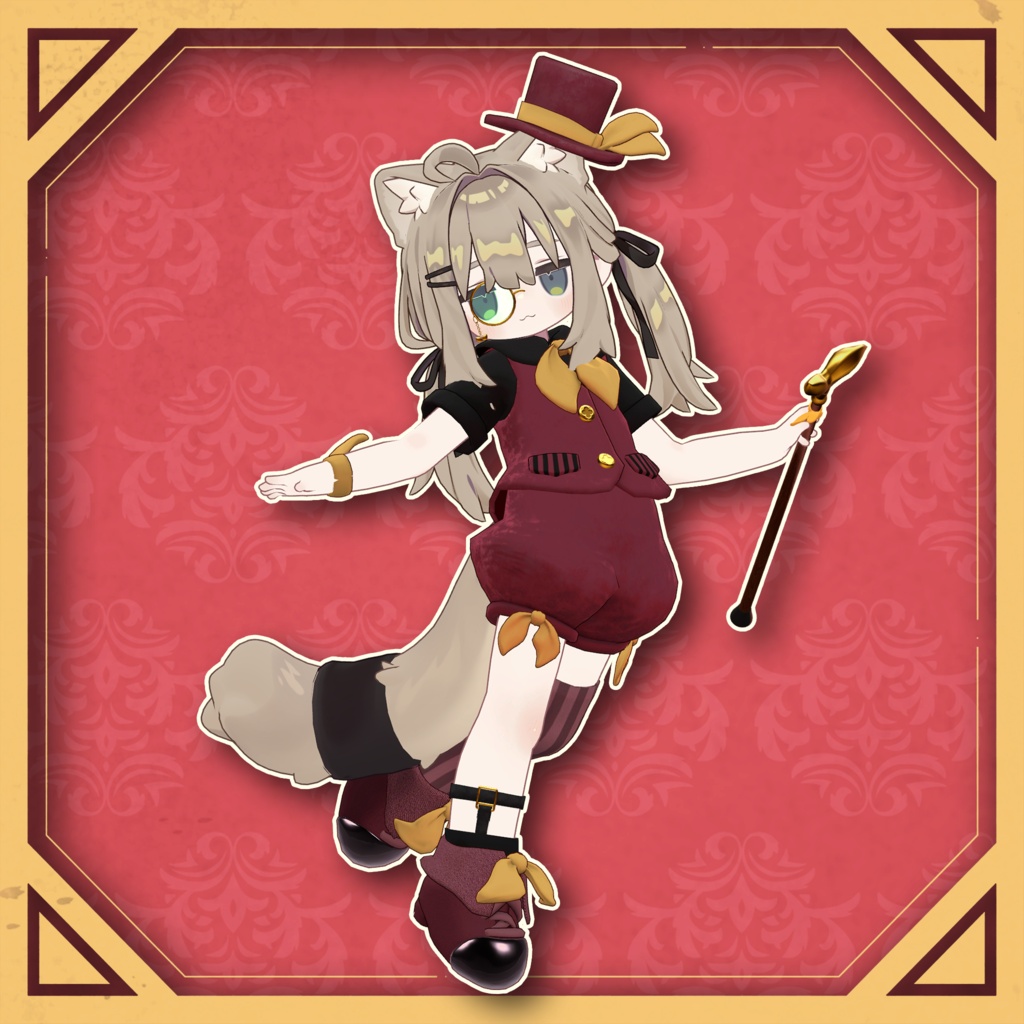 【6/10販売開始!】ClassicalTwinLeaf【まめふれんず・みみのこ対応】
