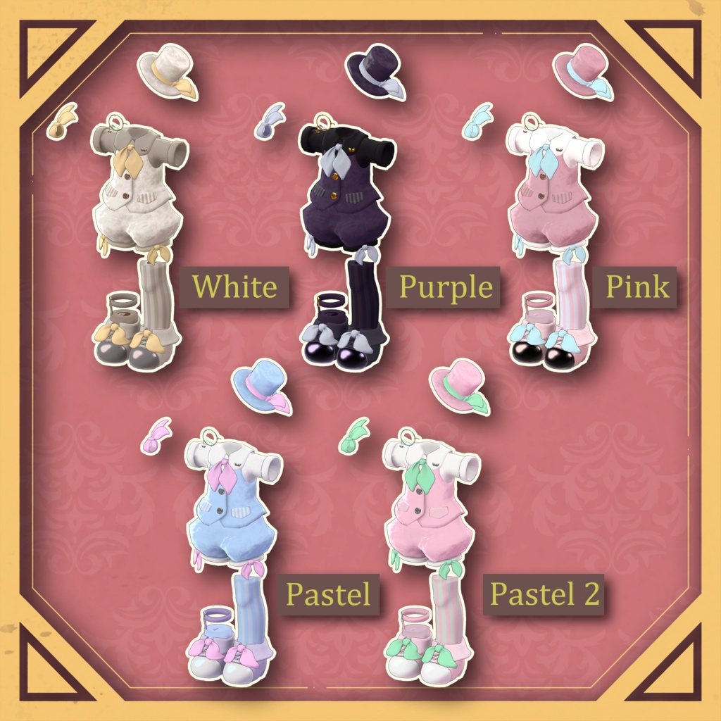 【6/10販売開始!】ClassicalTwinLeaf【まめふれんず・みみのこ対応】