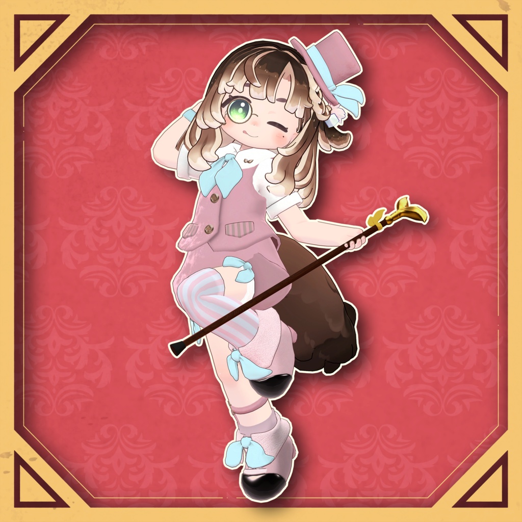 【6/10販売開始!】ClassicalTwinLeaf【まめふれんず・みみのこ対応】