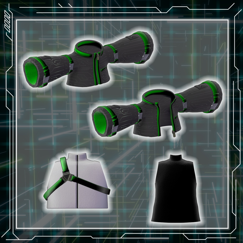 【8/10販売開始!】Cyber Tracer -Tech Wear-【まめふれんず対応】