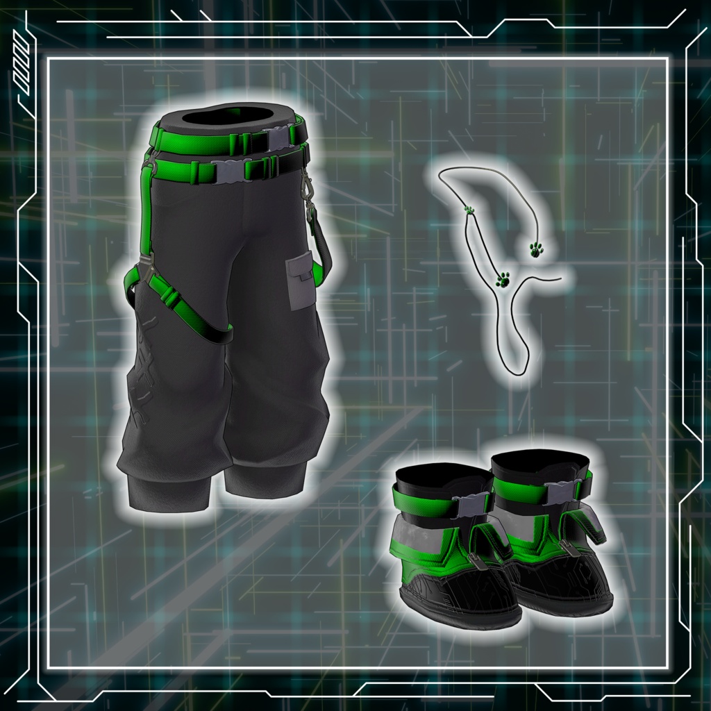 【8/10販売開始!】Cyber Tracer -Tech Wear-【まめふれんず対応】