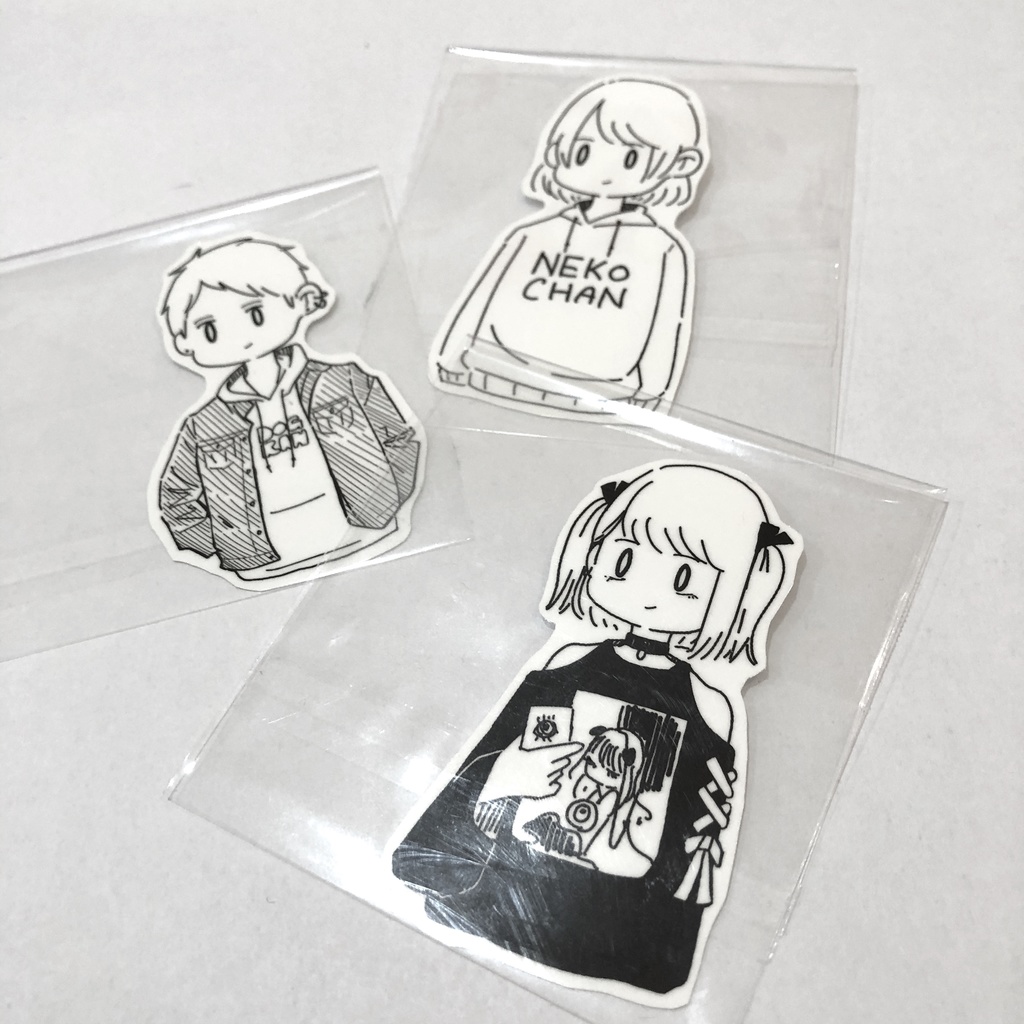 ゆる〜い人間すてっかー