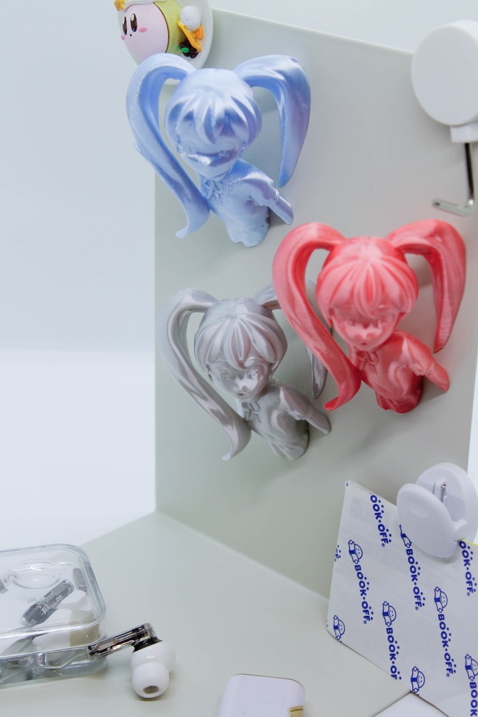 壁からとびだすマグネット