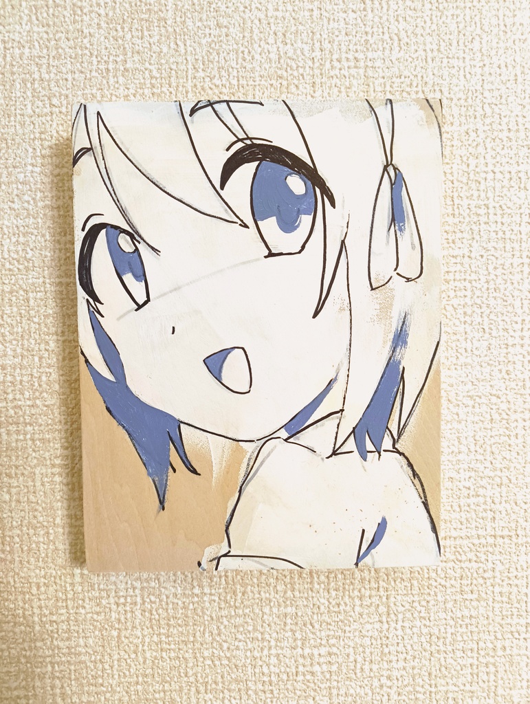 ドローイング「リボンの子」