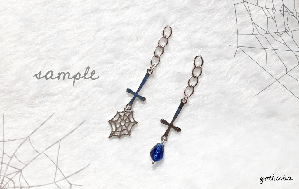 Hh クロロイメージ耳飾り 葉っぱ堂 Booth