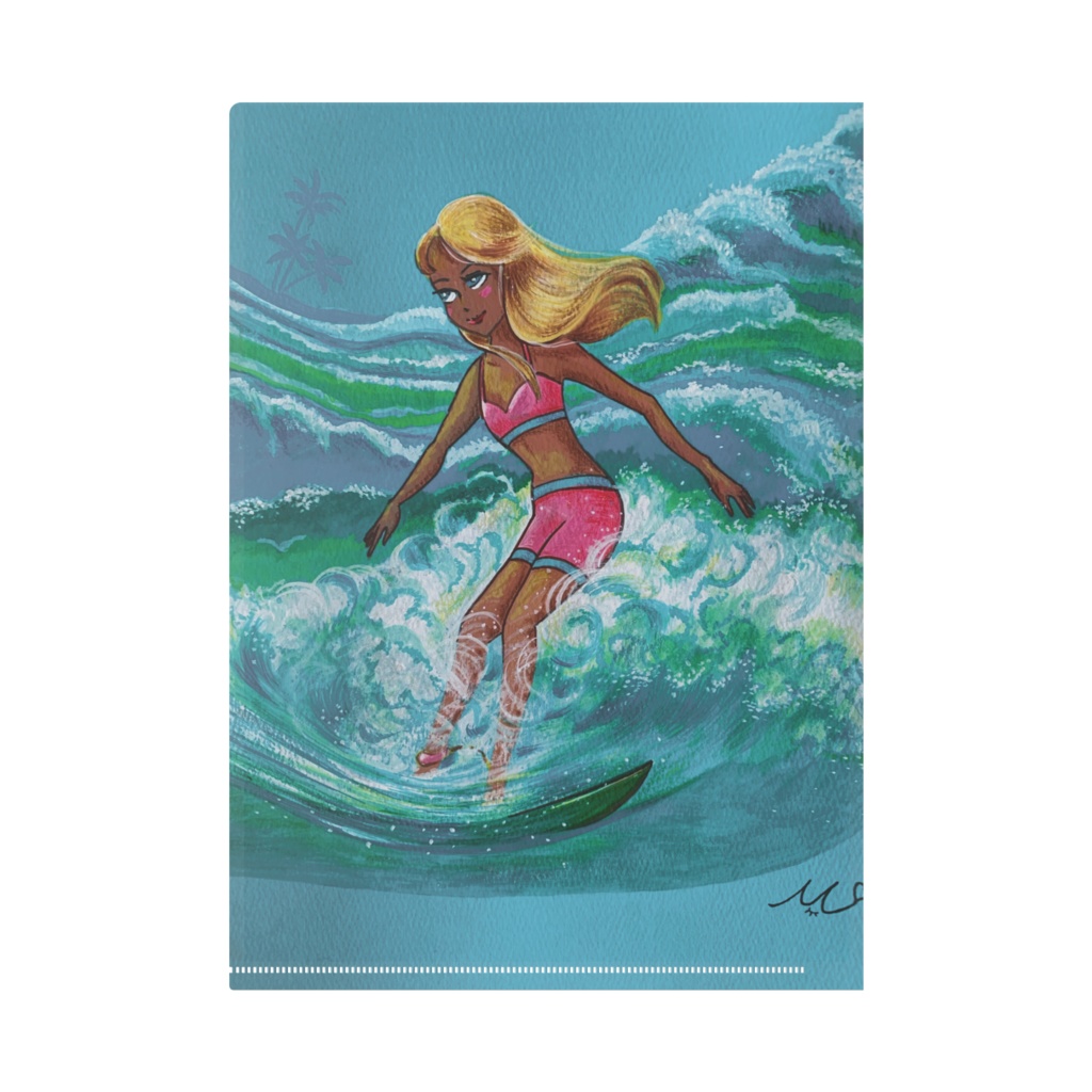 【クリアファイル】サーファーガール Miジンコ