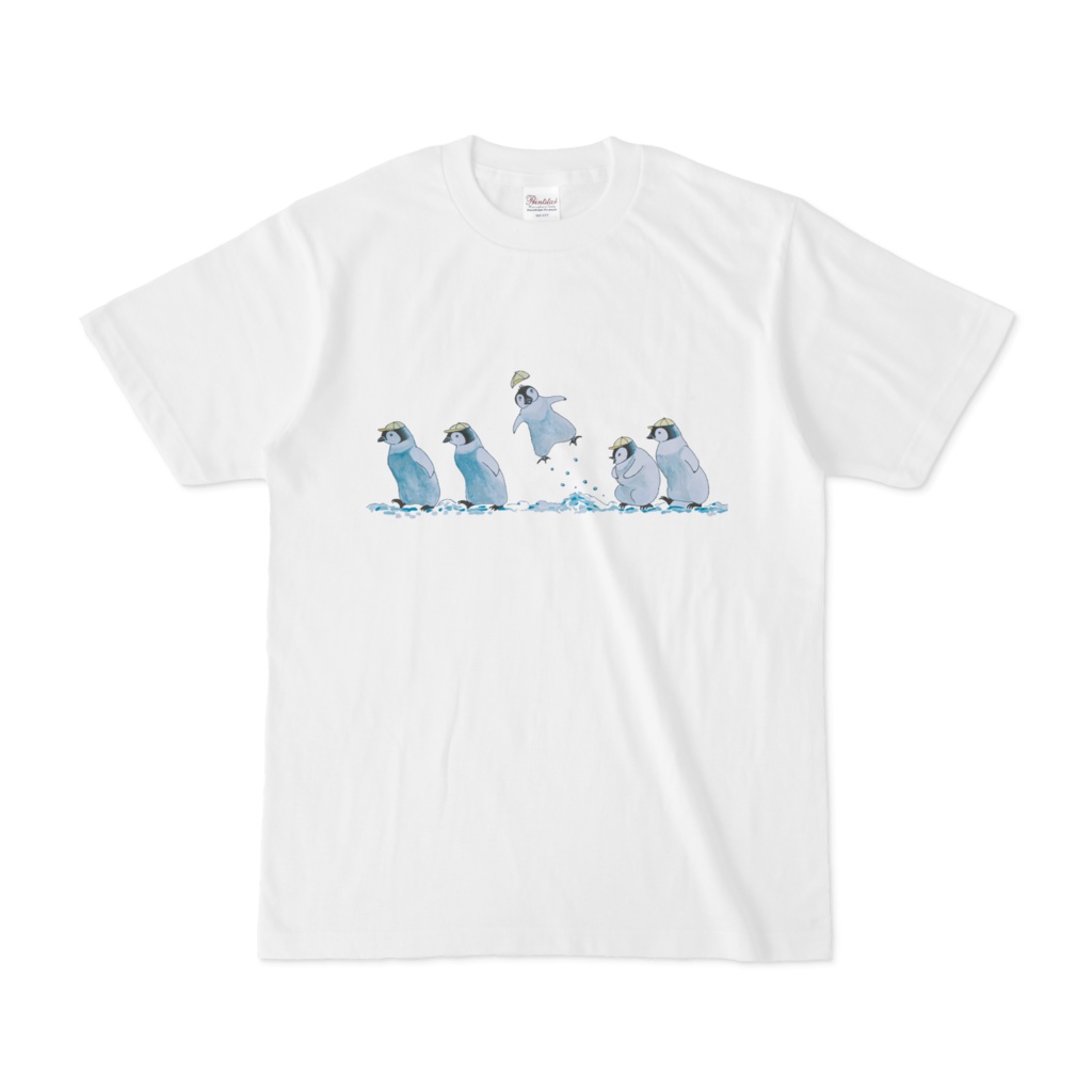 【Tシャツ】ペンギンの子ども達（Miジンコ）