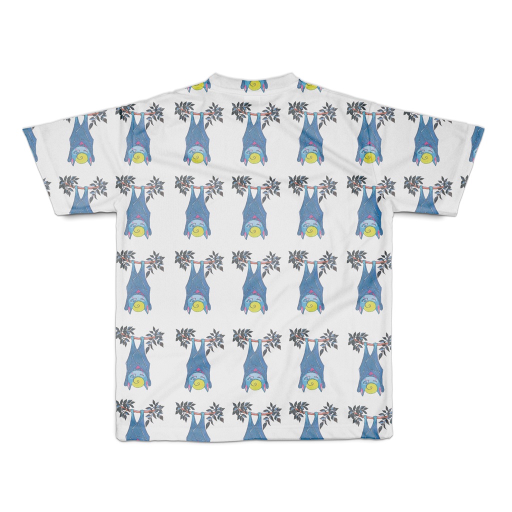 【フルグラフックTシャツ】ドラキュラの化身コウモリ