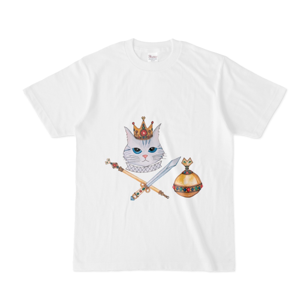 【Tシャツ】猫王のレガリアとカーテナ